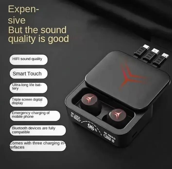 Wireless bluetooth Earbuds with Sleek Design and long Battery Life 1 pcs