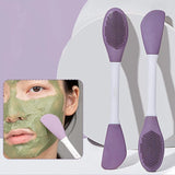 Air Double Face Mask Brush with Face Mask Applicator Silicon