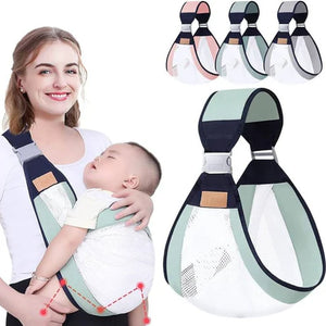 Adjustable Newborn Baby Carrier Sling Wrap Breathable Backpack Shoulder Strap for baby feeding