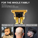 Men,s Golden Abs Alloy Hair Trimmer- Rechargeable Waterproof & High Efficiency with pop-up Trimmer